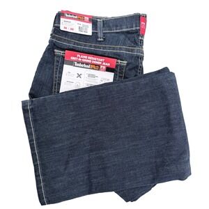 Timberland PRO Grit-N-Grind Fire Resistant Jeans Mens 36x30 Dark  New Bootcut